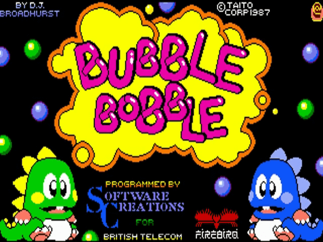 Bubble Bobble screenshot 5 for Amiga